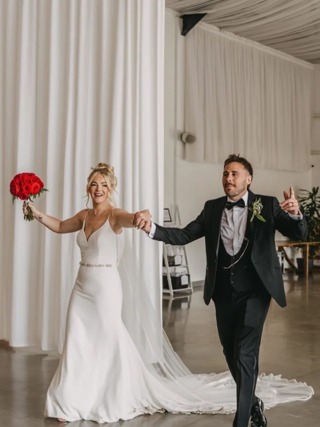 Alesha and Mikey! Back in May Alesha and Mickey celebrated their wedding at @pengellyweddings. Alesha stunned in her @sinceritybridal gown. Wishing you both every future happiness! ❤️